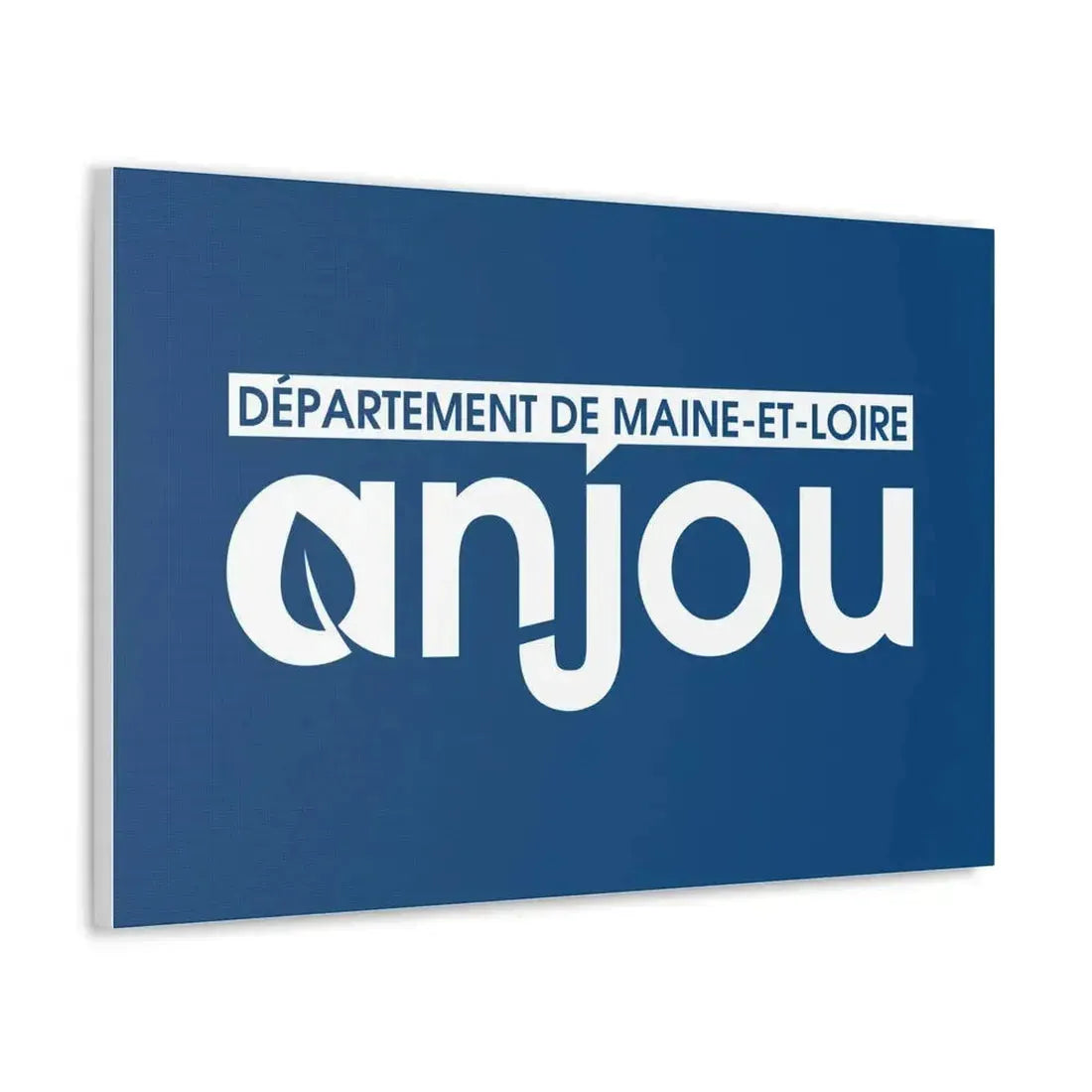 Flag of Maine et Loire France - Canvas Wall Art - The Sticker Space