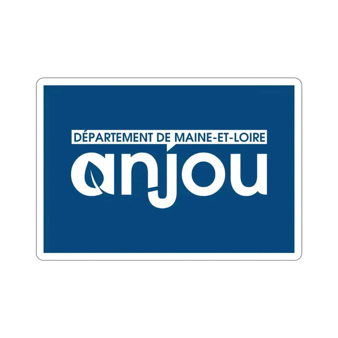 Flag of Maine et Loire France STICKER Vinyl Die-Cut Decal 3 Inch - The Sticker Space