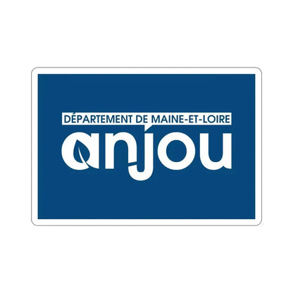 Flag of Maine et Loire France STICKER Vinyl Die-Cut Decal 5 Inch - The Sticker Space
