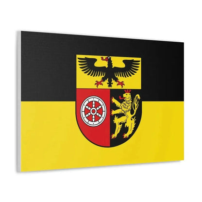 Flag of Mainz Bingen Germany - Canvas Wall Art - The Sticker Space