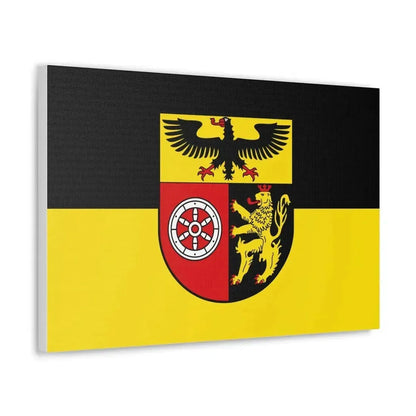 Flag of Mainz Bingen Germany - Canvas Wall Art - The Sticker Space
