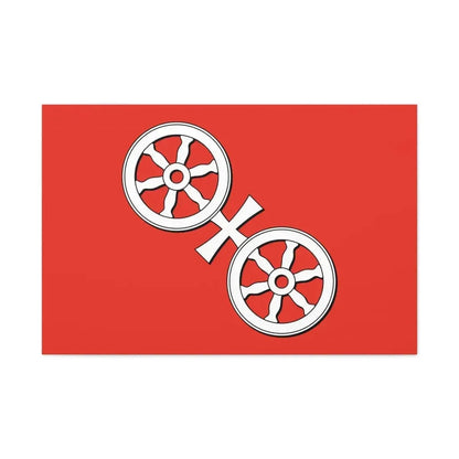 Flag of Mainz Germany - Canvas Wall Art - The Sticker Space