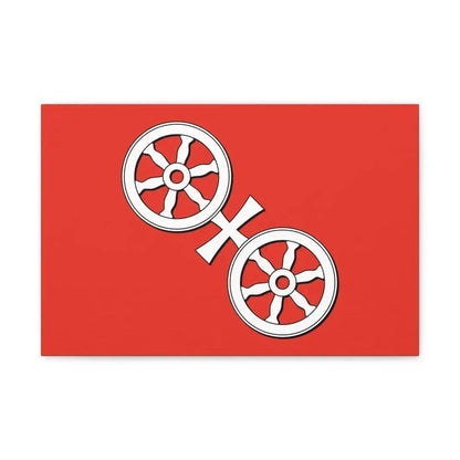 Flag of Mainz Germany - Canvas Wall Art - The Sticker Space