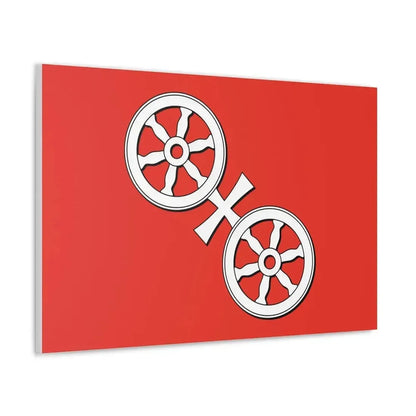 Flag of Mainz Germany - Canvas Wall Art - The Sticker Space