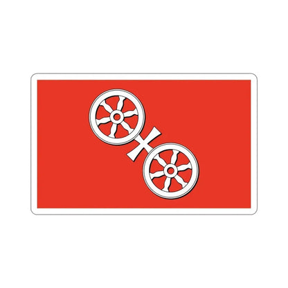 Flag of Mainz Germany STICKER Vinyl Die-Cut Decal - The Sticker Space