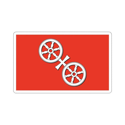 Flag of Mainz Germany STICKER Vinyl Die-Cut Decal - The Sticker Space