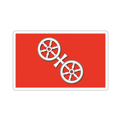 Flag of Mainz Germany STICKER Vinyl Die-Cut Decal - The Sticker Space