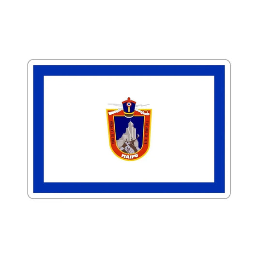 Flag of Maipú Chile STICKER Vinyl Die-Cut Decal 6 Inch - The Sticker Space