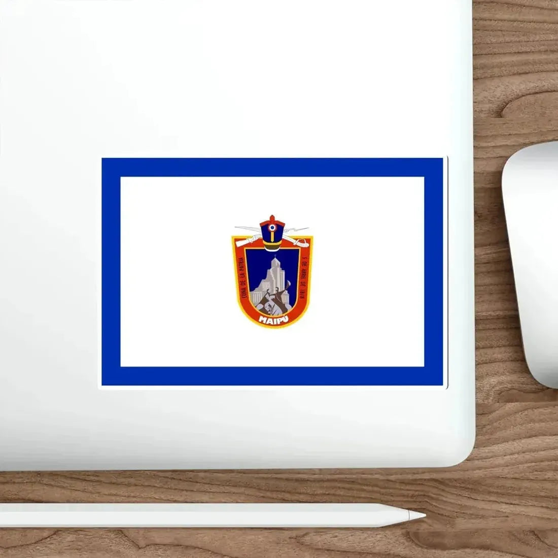 Flag of Maipú Chile STICKER Vinyl Die-Cut Decal - The Sticker Space