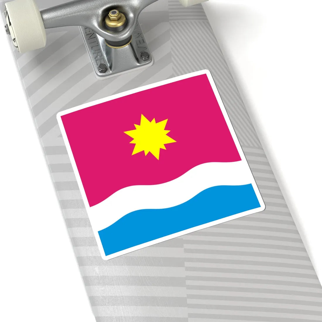 Flag of Mala Vyska (Ukraine) STICKER Vinyl Kiss-Cut Decal - The Sticker Space