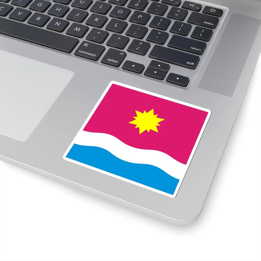 Flag of Mala Vyska (Ukraine) STICKER Vinyl Kiss-Cut Decal - The Sticker Space