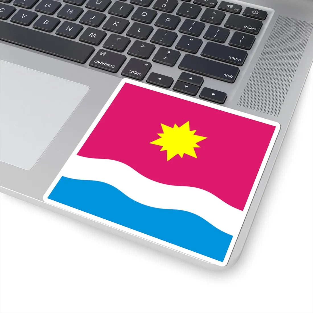 Flag of Mala Vyska (Ukraine) STICKER Vinyl Kiss-Cut Decal - The Sticker Space