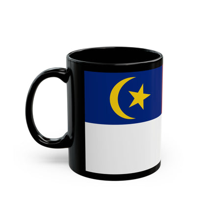 Flag of Malacca Malaysia - Black Coffee Mug-The Sticker Space