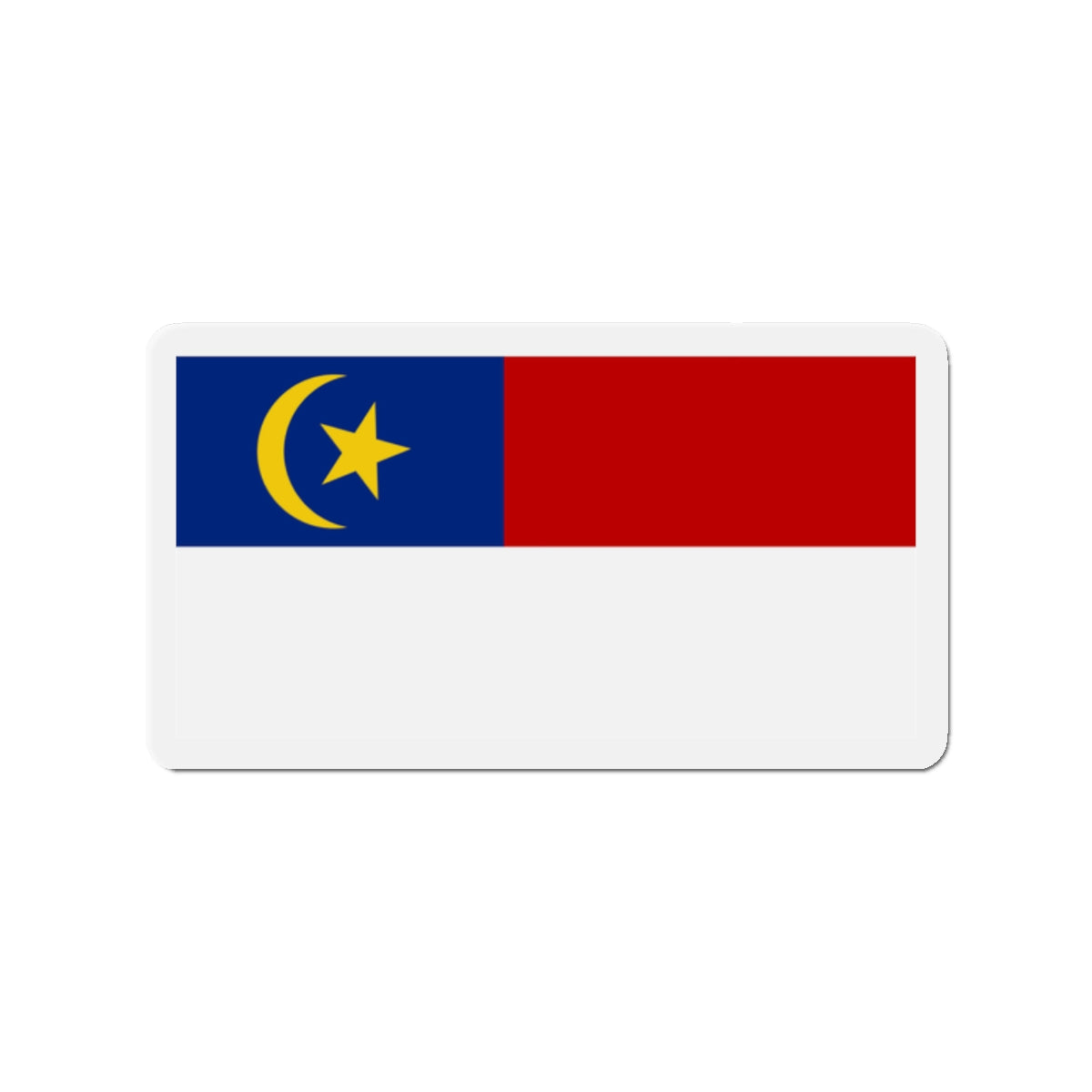 Flag of Malacca Malaysia - Die-Cut Magnet-2" x 2"-The Sticker Space