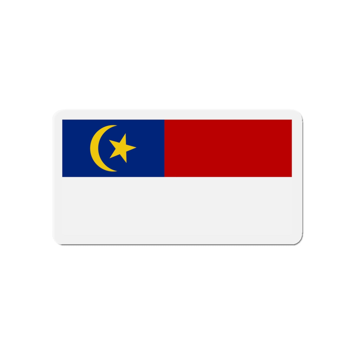 Flag of Malacca Malaysia - Die-Cut Magnet-4" x 4"-The Sticker Space