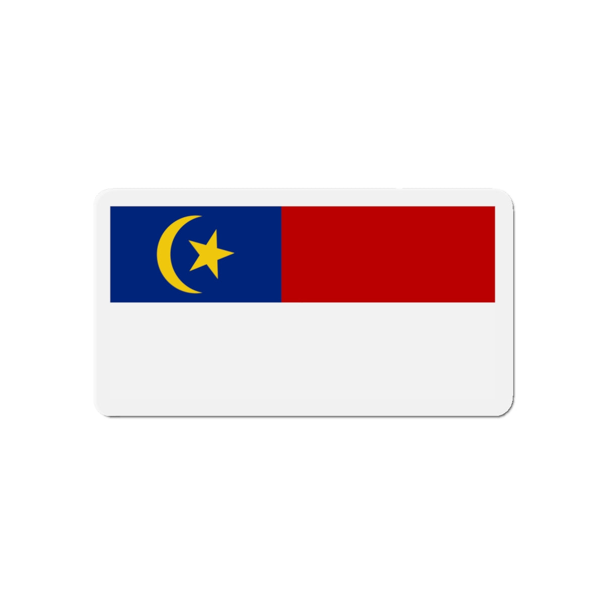 Flag of Malacca Malaysia - Die-Cut Magnet-5" x 5"-The Sticker Space