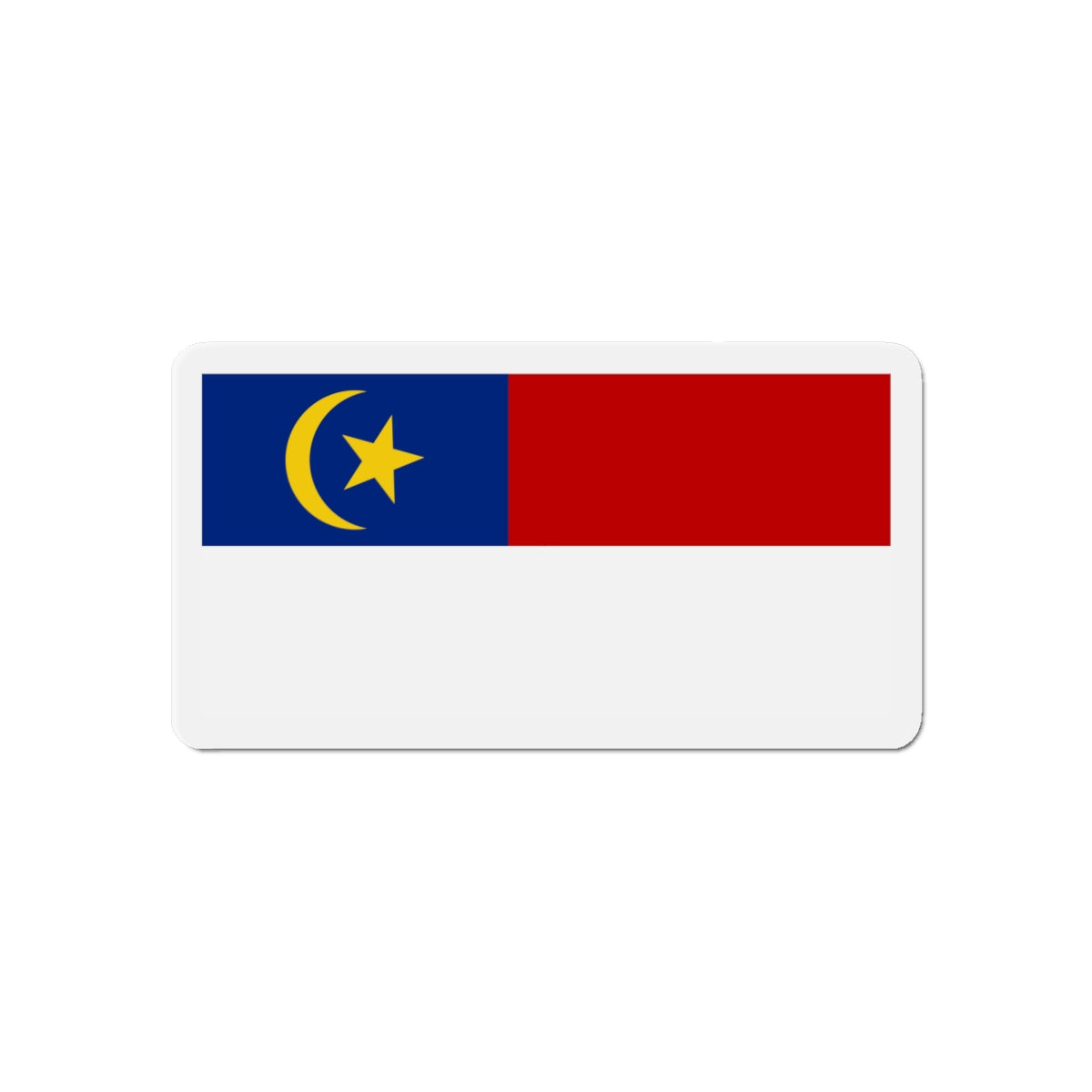 Flag of Malacca Malaysia - Die-Cut Magnet-6 × 6"-The Sticker Space