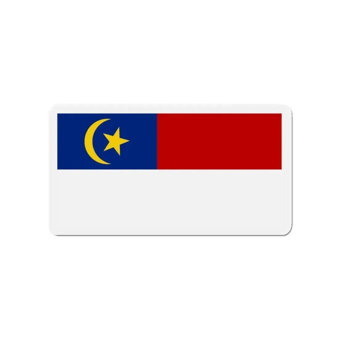 Flag of Malacca Malaysia - Refrigerator Magnet - The Sticker Space