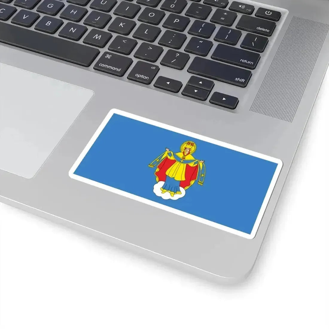 Flag of Maladzechna Belarus (Belarus) STICKER Vinyl Kiss-Cut Decal - The Sticker Space