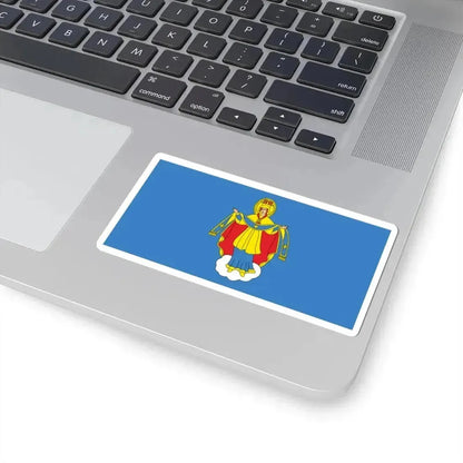 Flag of Maladzechna Belarus (Belarus) STICKER Vinyl Kiss-Cut Decal - The Sticker Space