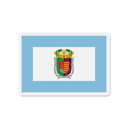 Flag of Málaga Spain - Die-Cut Magnet-3" x 3"-The Sticker Space