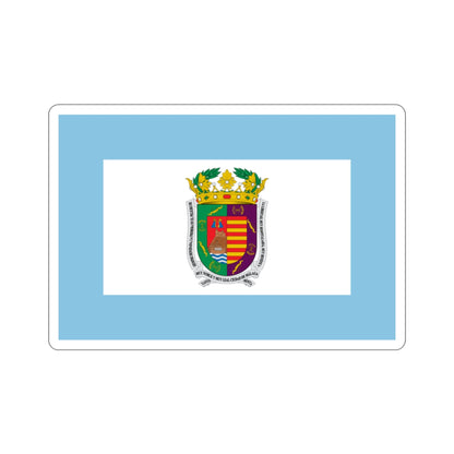 Flag of Málaga Spain STICKER Vinyl Die-Cut Decal-2 Inch-The Sticker Space