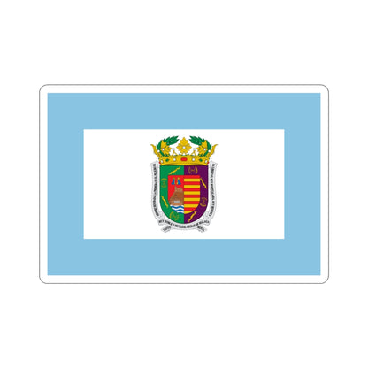 Flag of Málaga Spain STICKER Vinyl Die-Cut Decal-3 Inch-The Sticker Space