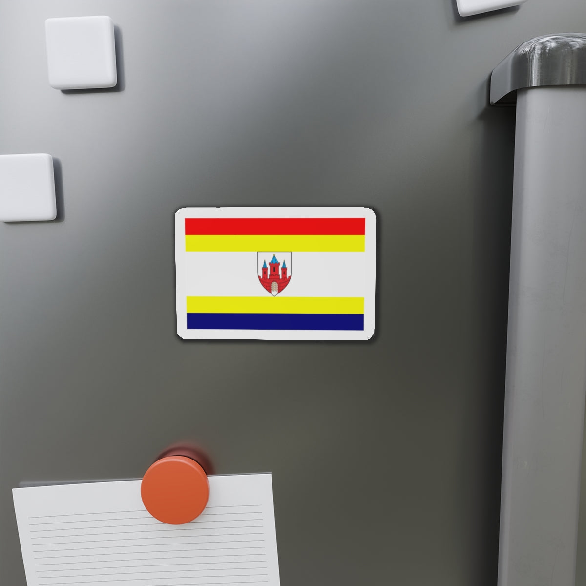 Flag of Malbork Poland - Die-Cut Magnet-The Sticker Space