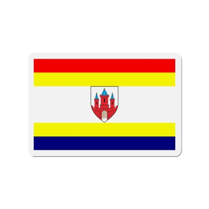 Flag of Malbork Poland - Die-Cut Magnet-2" x 2"-The Sticker Space