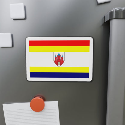 Flag of Malbork Poland - Die-Cut Magnet-The Sticker Space