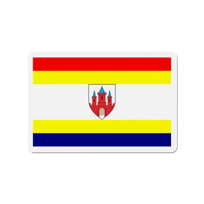 Flag of Malbork Poland - Refrigerator Magnet 2 Inch - The Sticker Space
