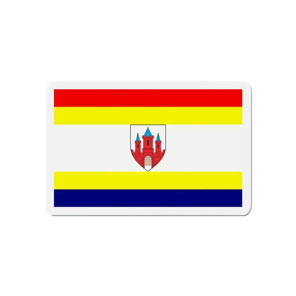 Flag of Malbork Poland - Refrigerator Magnet - The Sticker Space