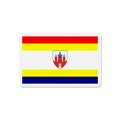 Flag of Malbork Poland - Refrigerator Magnet - The Sticker Space