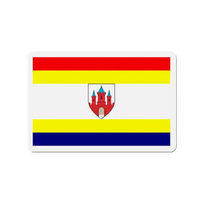 Flag of Malbork Poland - Refrigerator Magnet - The Sticker Space