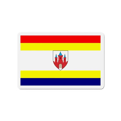 Flag of Malbork Poland - Refrigerator Magnet - The Sticker Space