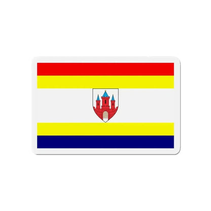 Flag of Malbork Poland - Refrigerator Magnet - The Sticker Space