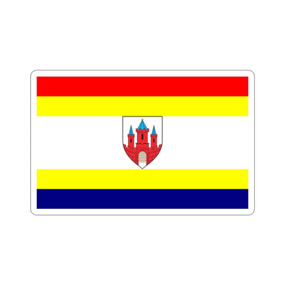 Flag of Malbork Poland STICKER Vinyl Die-Cut Decal-2 Inch-The Sticker Space