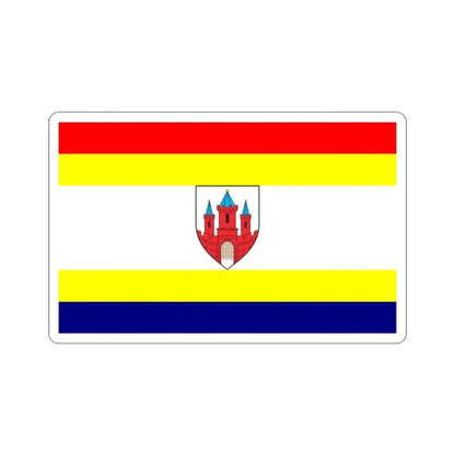 Flag of Malbork Poland STICKER Vinyl Die-Cut Decal 2 Inch - The Sticker Space