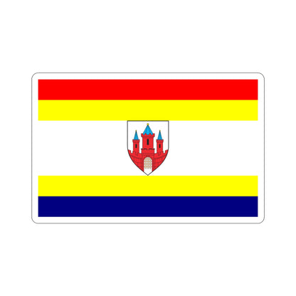 Flag of Malbork Poland STICKER Vinyl Die-Cut Decal-3 Inch-The Sticker Space