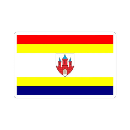 Flag of Malbork Poland STICKER Vinyl Die-Cut Decal - The Sticker Space