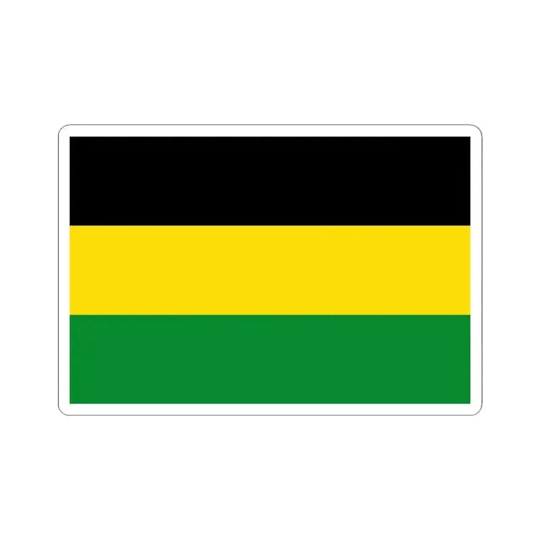 Flag of Malmedy (Belgium) STICKER Vinyl Kiss-Cut Decal 4 Inch White - The Sticker Space