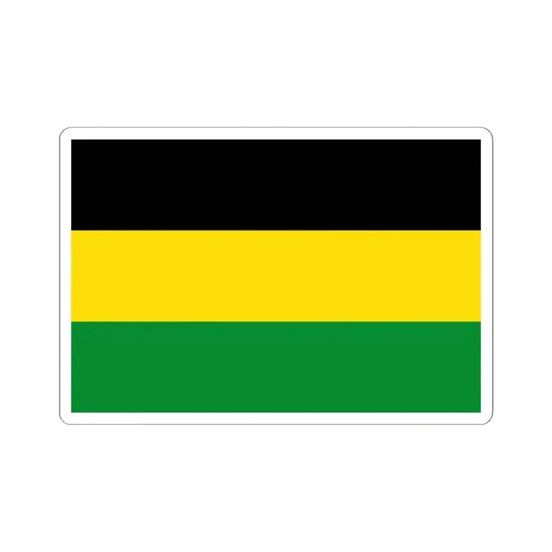 Flag of Malmedy (Belgium) STICKER Vinyl Kiss-Cut Decal 6 Inch White - The Sticker Space