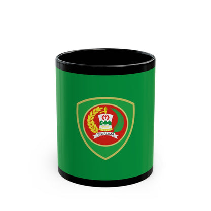 Flag of Maluku Indonesia - Black Coffee Mug-11oz-The Sticker Space