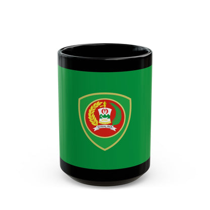 Flag of Maluku Indonesia - Black Coffee Mug-15oz-The Sticker Space