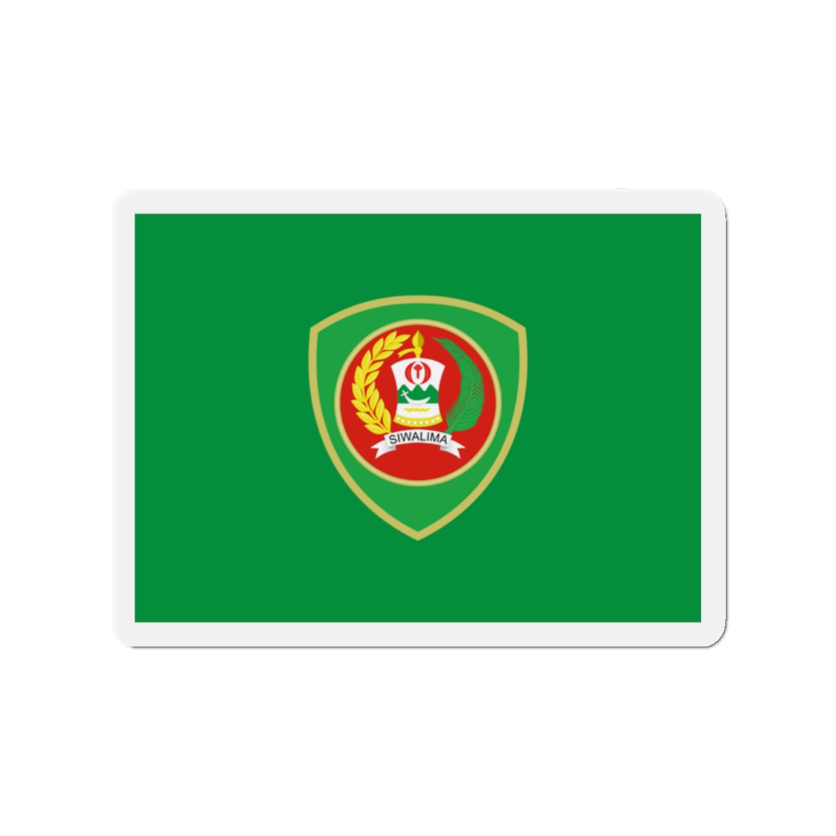 Flag of Maluku Indonesia - Die-Cut Magnet-2" x 2"-The Sticker Space