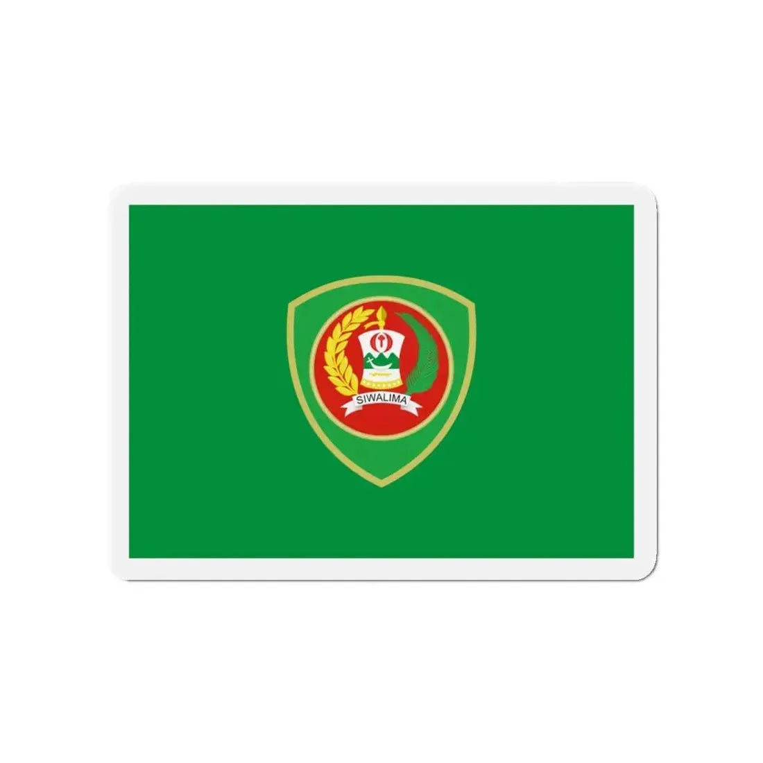 Flag of Maluku Indonesia - Refrigerator Magnet 3 Inch - The Sticker Space