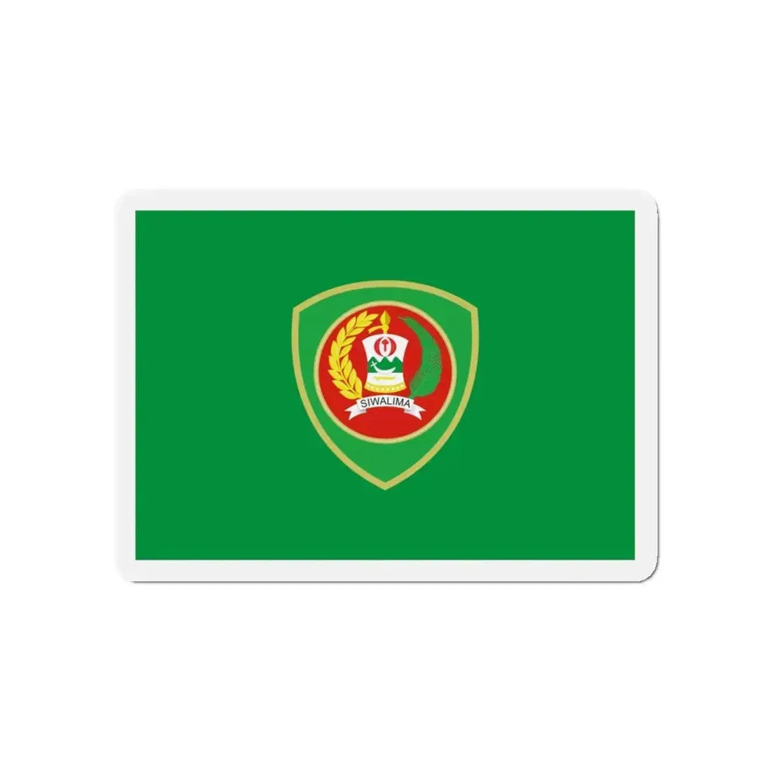 Flag of Maluku Indonesia - Refrigerator Magnet 4 Inch - The Sticker Space