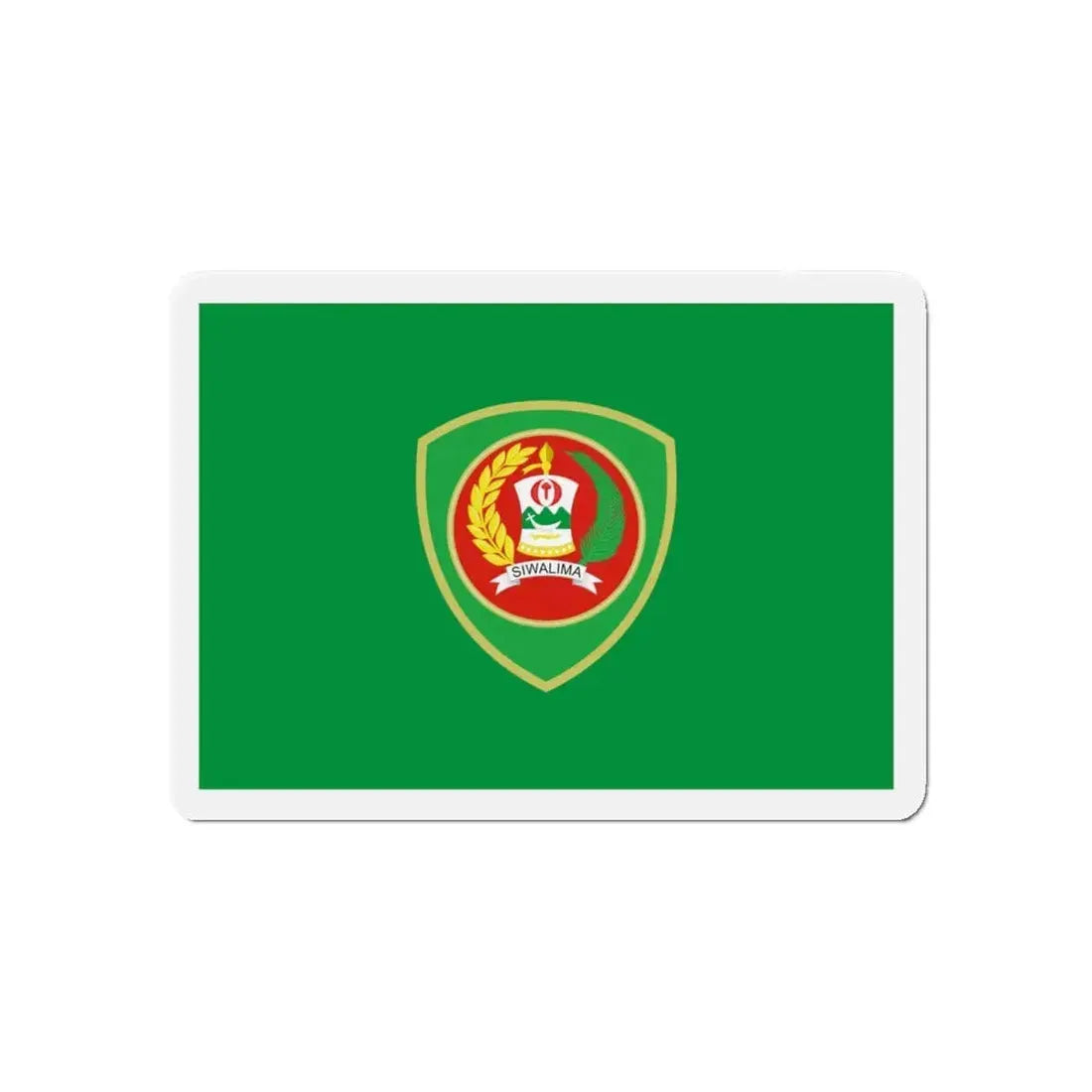 Flag of Maluku Indonesia - Refrigerator Magnet 5 Inch - The Sticker Space