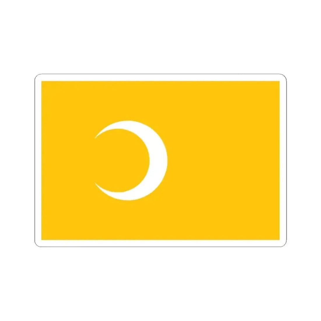 Flag of Mamluks (Egypt) STICKER Vinyl Kiss-Cut Decal 2 Inch White - The Sticker Space