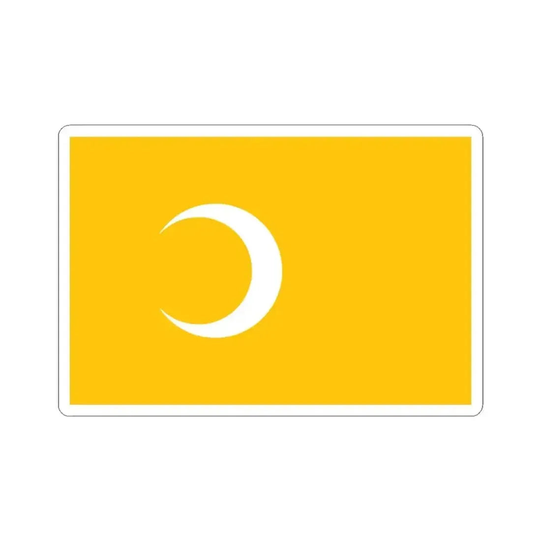 Flag of Mamluks (Egypt) STICKER Vinyl Kiss-Cut Decal 3 Inch White - The Sticker Space